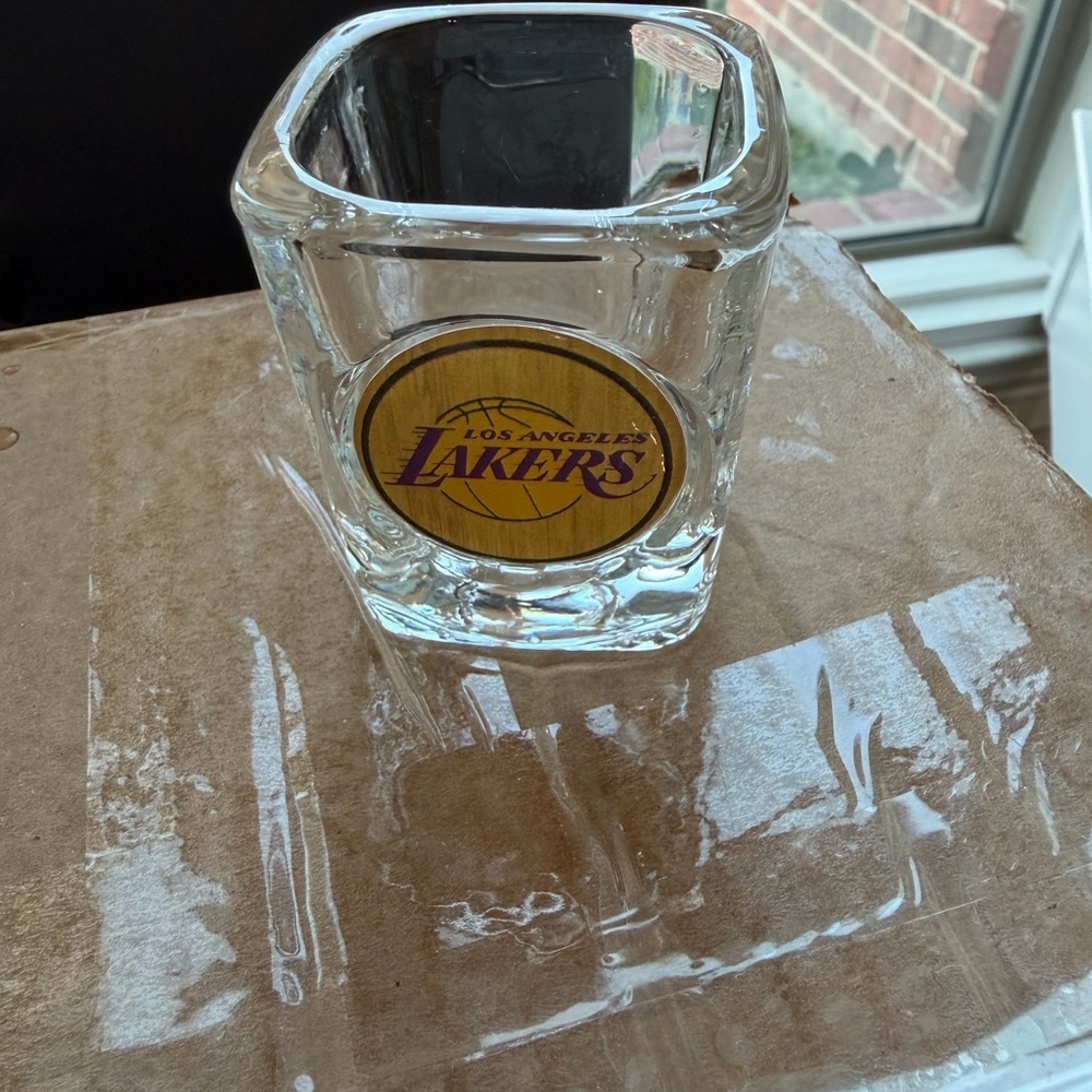 Los Angeles Lakers Square Glass Shot Glass